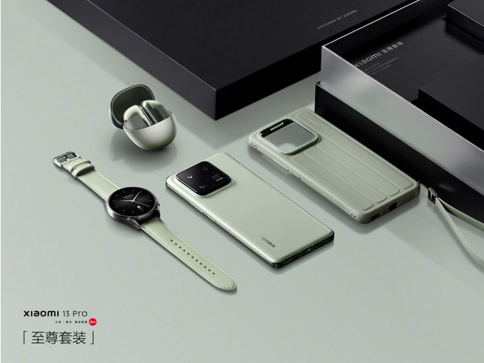 Анонсовано набір Xiaomi 13 Pro Wilderness Green Extreme Package зі смартфоном, навушниками Buds 4 і смарт-годинником Watch S2