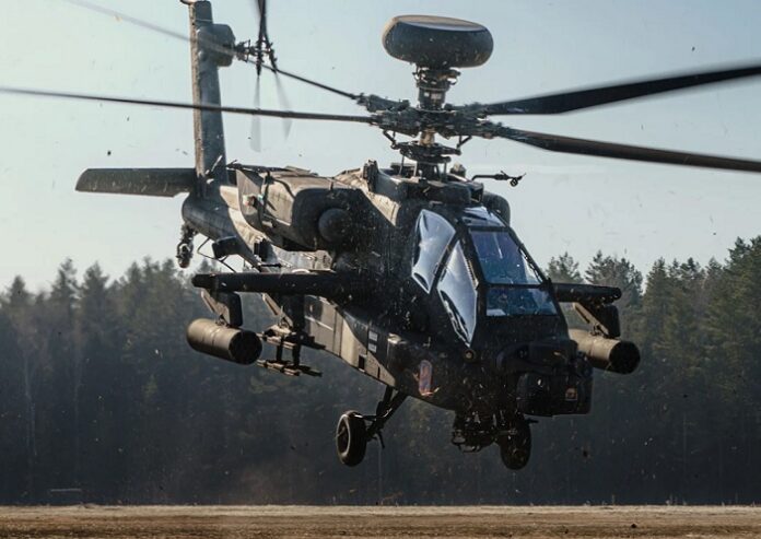 Американский вертолет AH-64 Apache