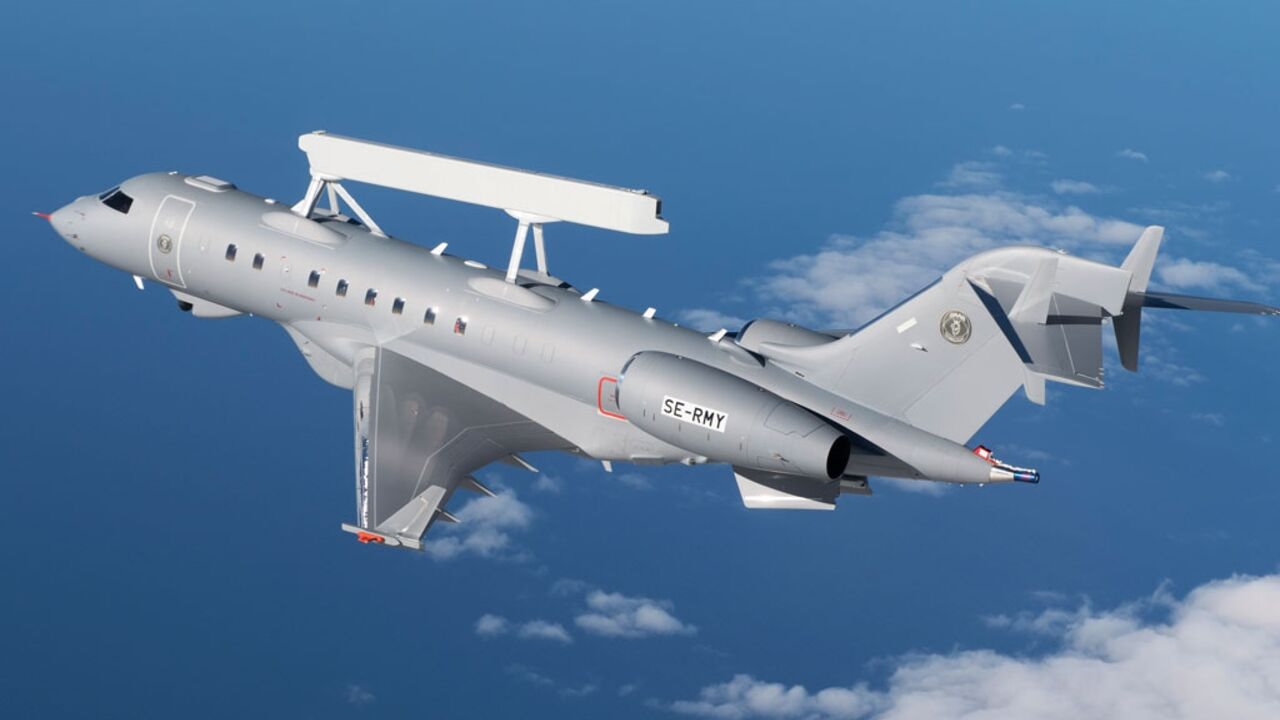 Многоцелевая бортовая платформа GlobalEye на базе Bombardier Global 6000/6500