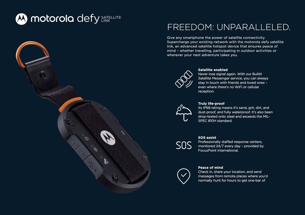Motorola Defy Satellite