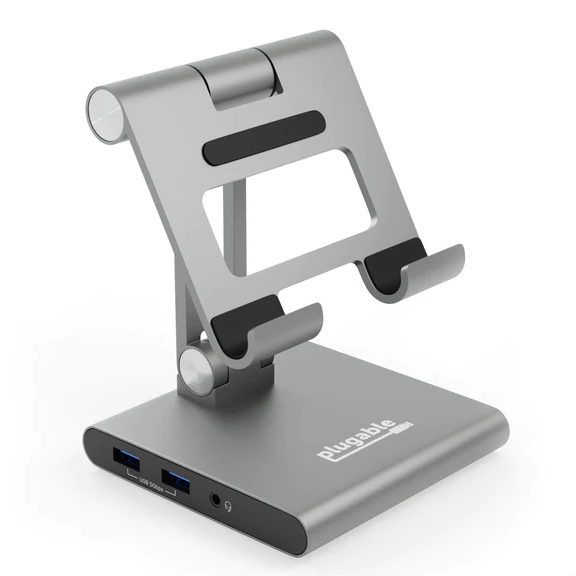 Выпущена док-станция Plugable 8-in-1 USB-C для iPad с подставкой