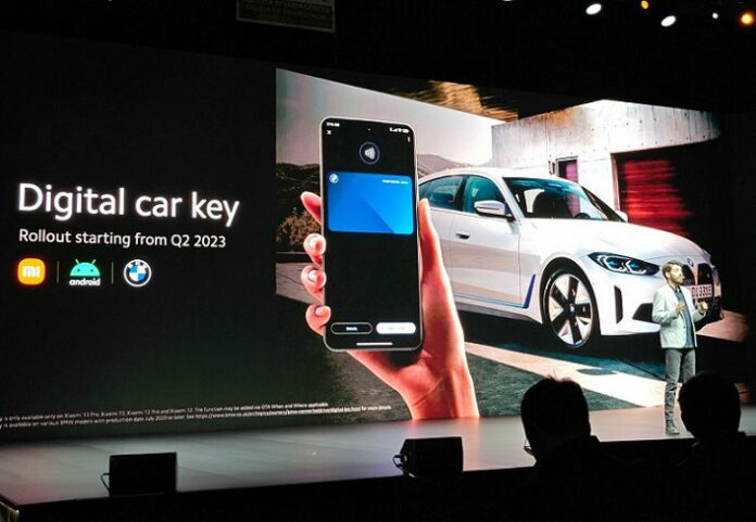 Цифровой ключ Xiaomi 13 от BMW