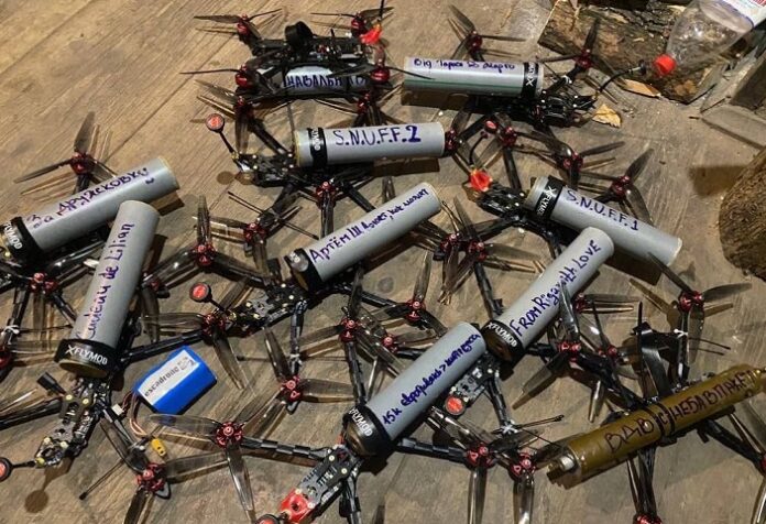 Латвийские FPV-дроны с кумулятивными и термобарическими боеприпасами