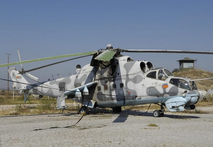 Ударный вертолет Ми-24В