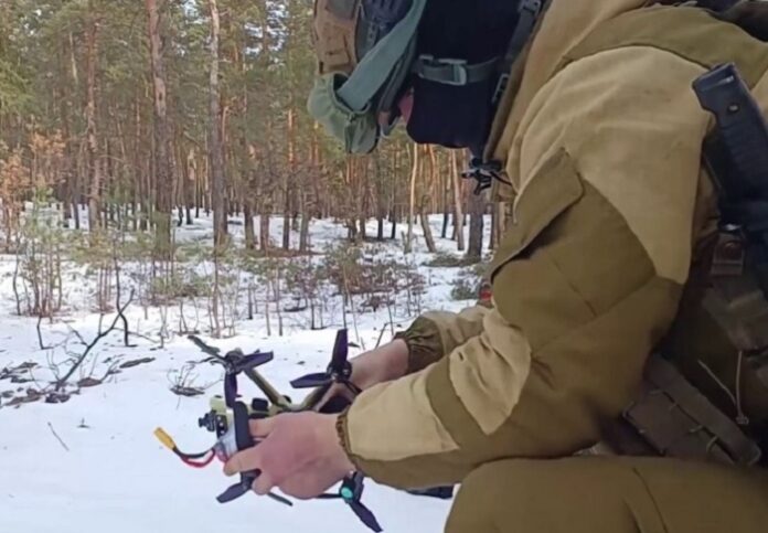 Российский дрон "Бумеранг"