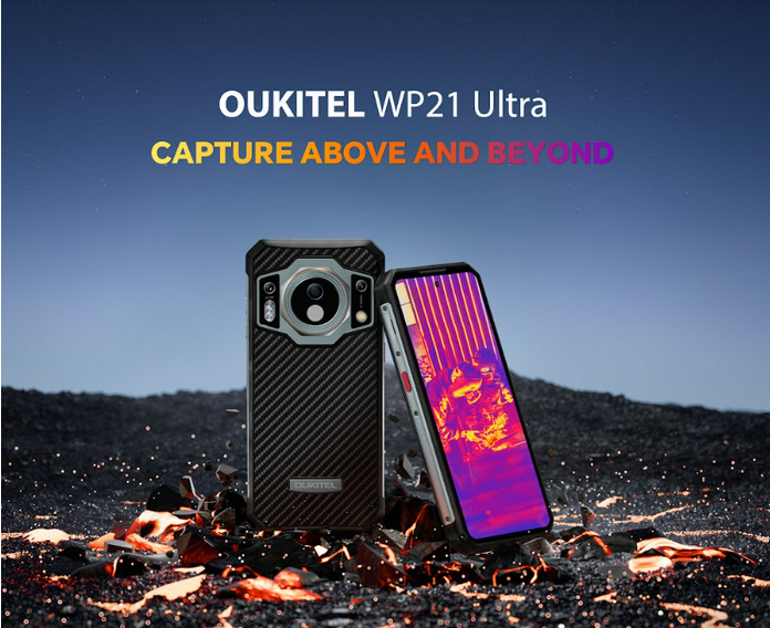 Высокозащищенный смартфон Oukitel WP21 Ultra с встроенным тепловизором поступит в продажу в заключительной декаде марта