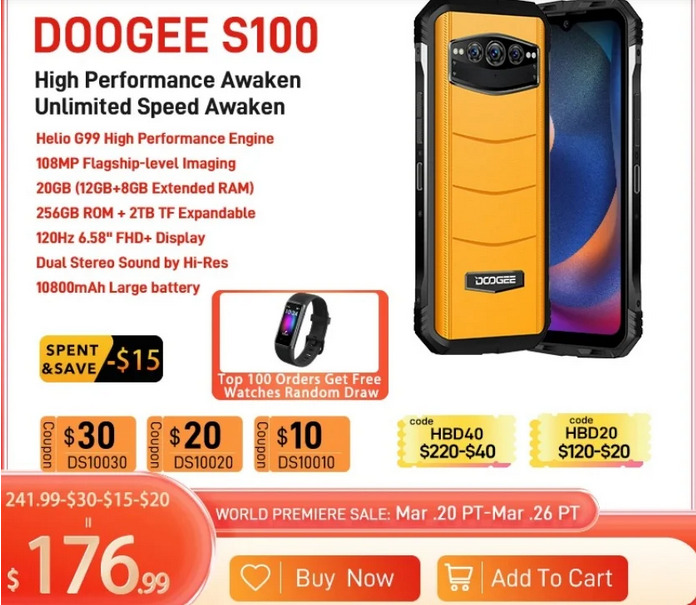 Doogee пропонує новітній смартфон підвищеної міцності з істотною знижкою 