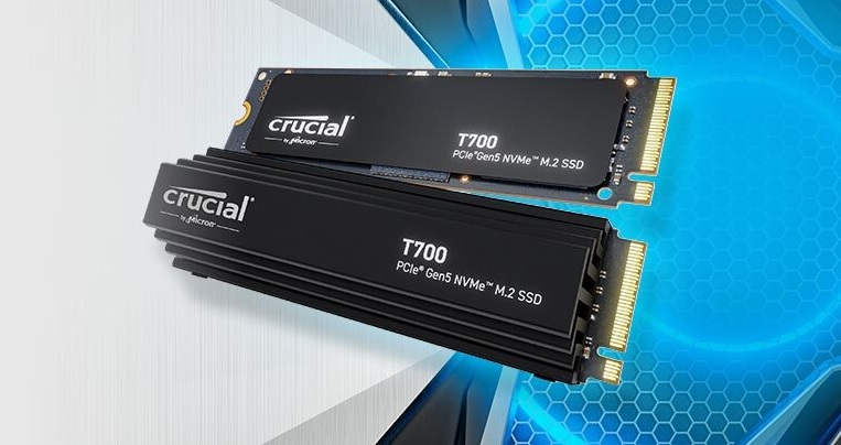 Micron представила самый быстрый на планете 180-долларовый SSD Crucial T700
