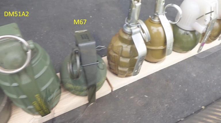 ВСУ показали "коллекцию" гранат западного образца