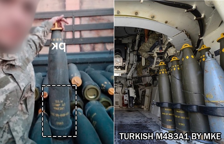 ЗСУ застосовують касетні боєприпаси M483A1 турецького виробництва