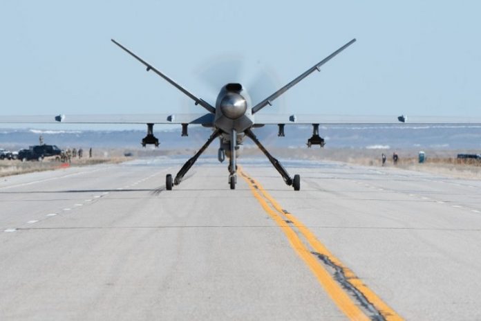 MQ-9 Reaper впервые осуществил взлет с шоссе