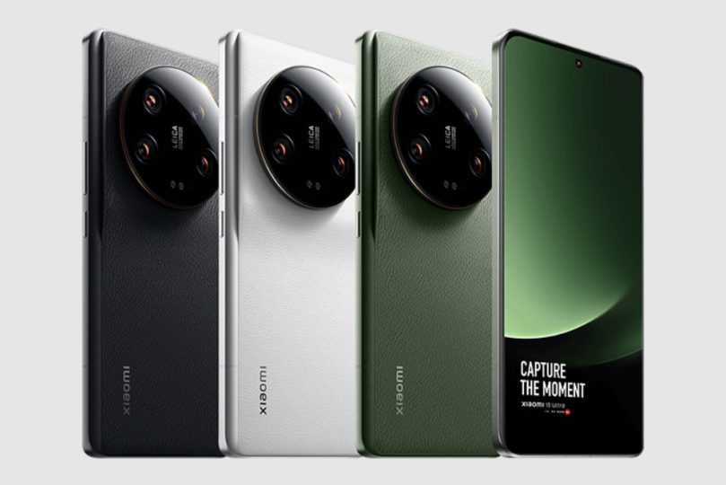 Xiaomi 13 Ultra черного и зеленого цветов