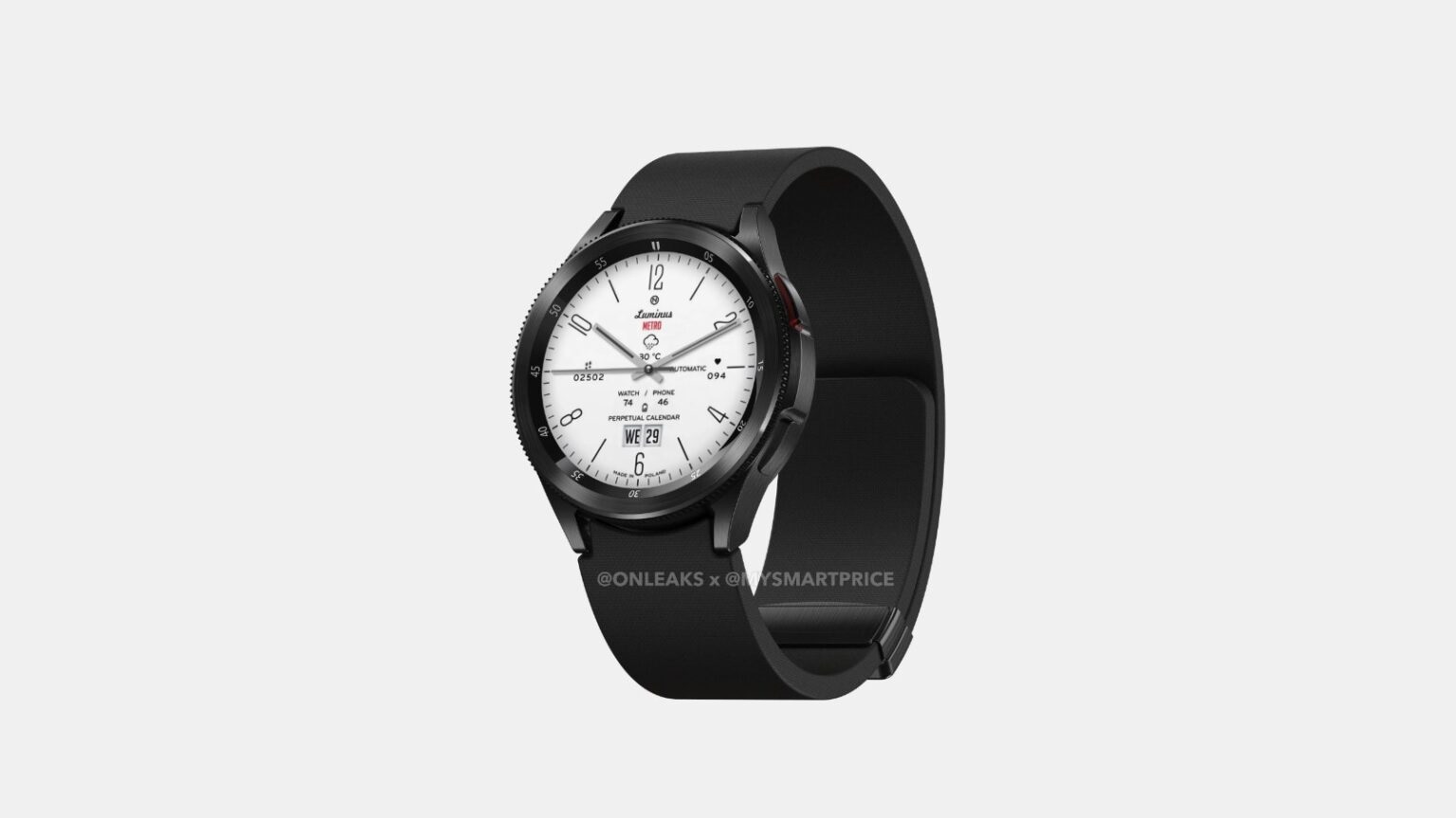 Класична версія Galaxy Watch 6 вперше з'явилася на якісних рендерах