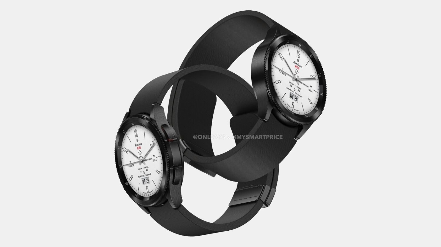 Классическая версия Galaxy Watch 6 впервые предстала на качественных рендерах