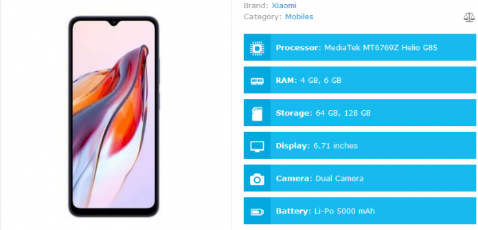 Redmi 12 появился на сайте португальского филиала Xiaomi с основными характеристиками и ценой