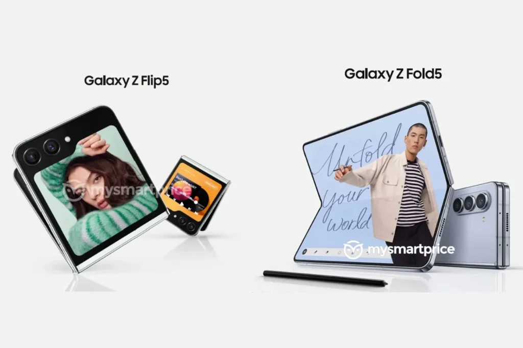 До Мережі просочилася інформація про ціни на складні смартфони Galaxy Z Flip 5 і Galaxy Z Fold 5 в Європі
