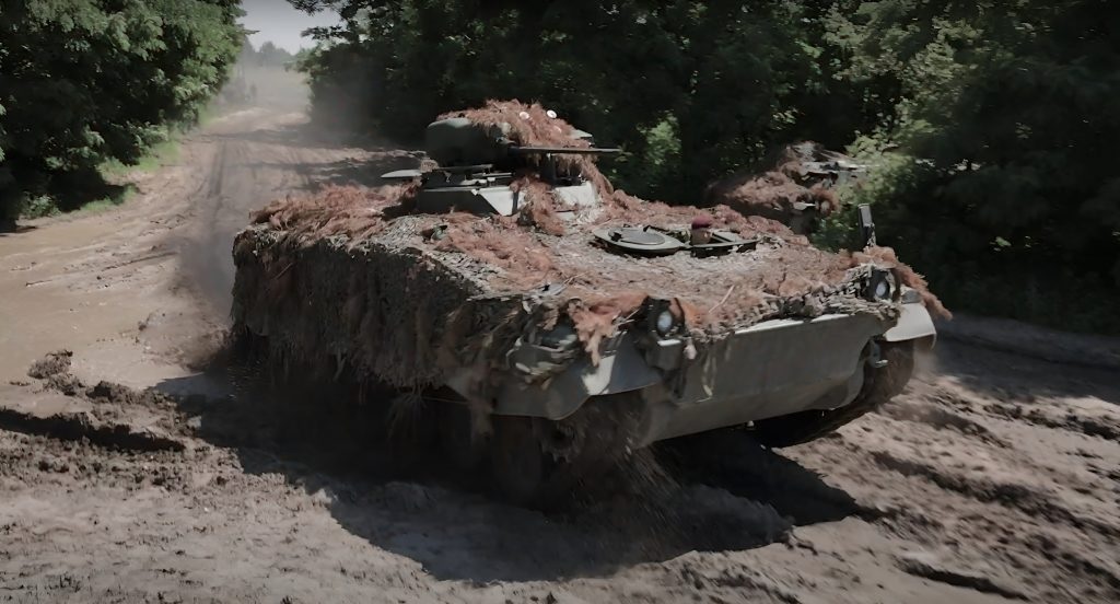 ВСУ впервые показали маневры БМП Marder 1A3