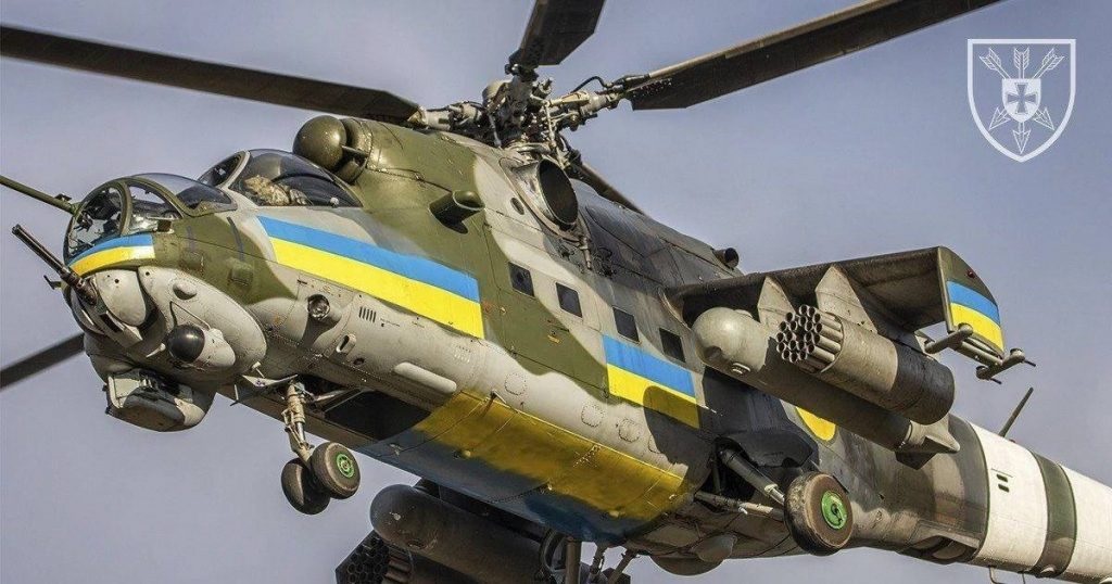 ВСУ показали интеграцию ракет Hydra 70 в украинские вертолеты Ми-24В