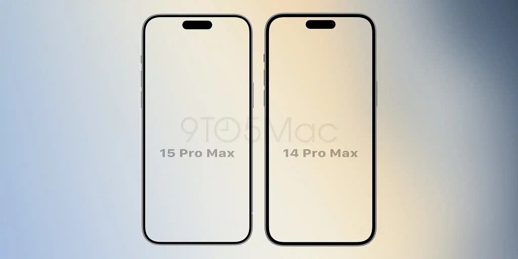 Издание 9to5mac наглядно показало рамку iPhone 15 на фоне более поздних моделей