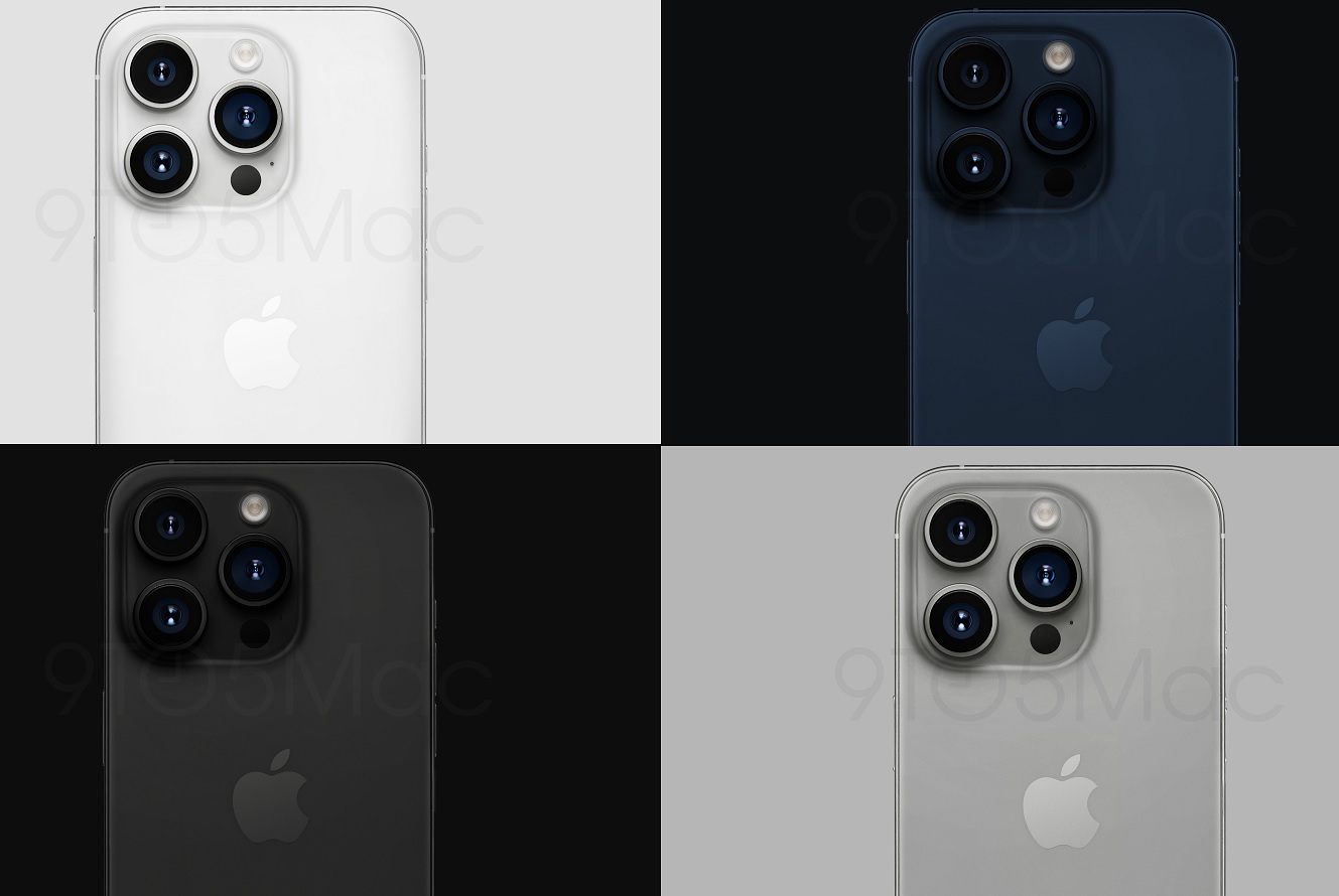 iPhone 15 Pro предстал на качественных изображениях во всех цветах