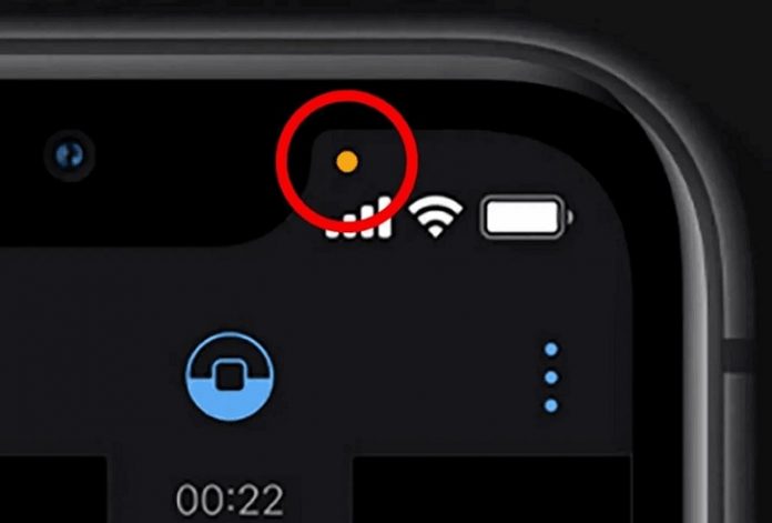 Что означают разноцветные точки на экране iPhone