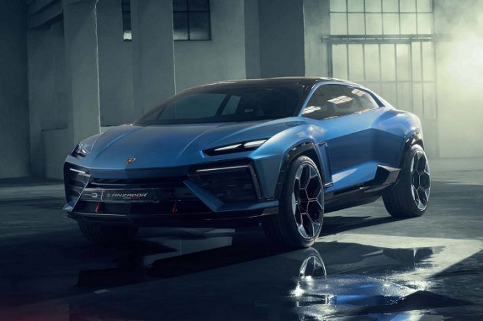 Lamborghini представила свой первый спорткар на электротяге Lanzador