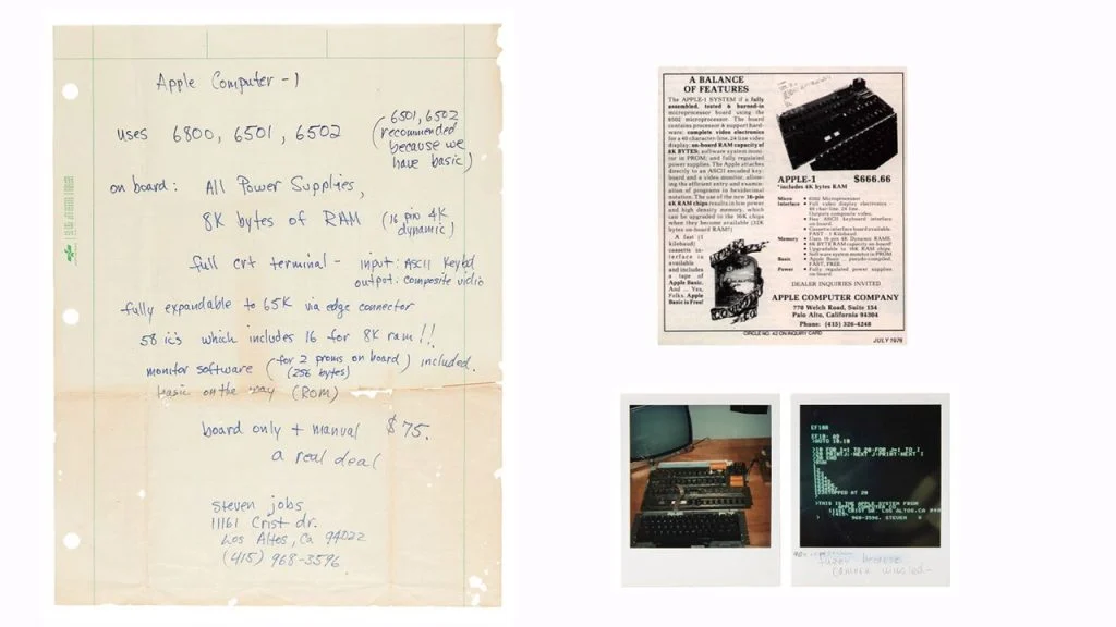 Рукописный текст Стива Джобса об Apple-1 стал самым дорогим листом бумаги в истории 