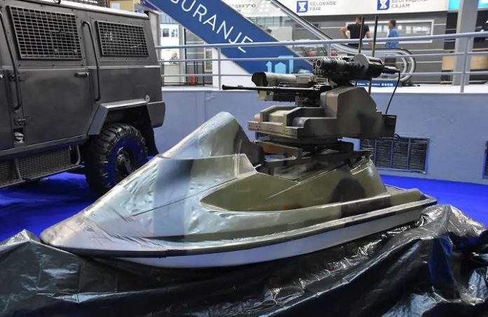 Yugoimport представила надводный дрон Amur с вооружением