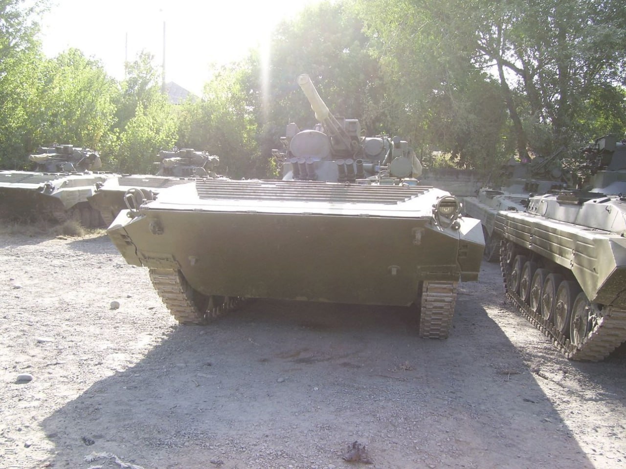 РФ начала использовать БМП-1У "Шквал", которые были захвачены в Грузии