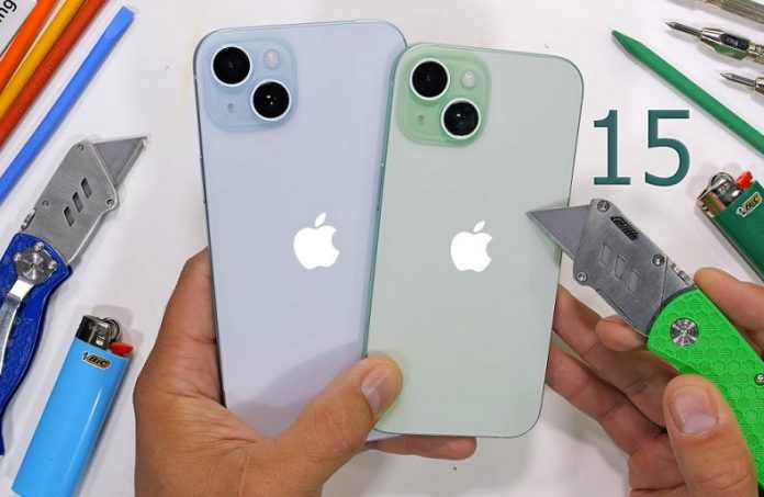Базовый iPhone 15 превзошел по прочности модель Pro Max
