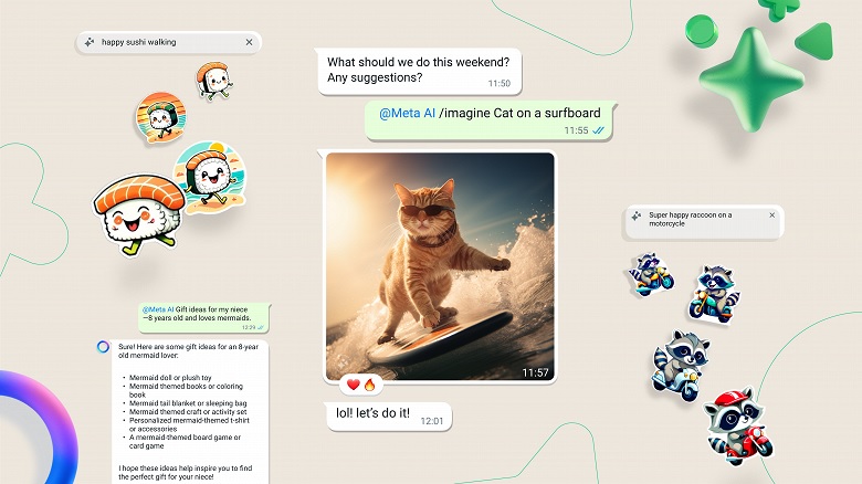 Користувачам WhatsApp стануть доступні аналоги нейромереж ChatGPT і Midjourney