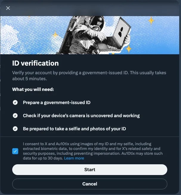Соцсеть Илона Маска начала верифицировать аккаунты по паспортам