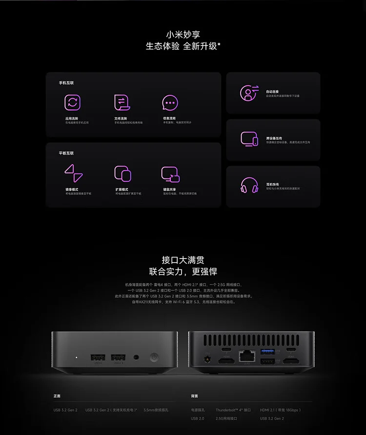 Модель Xiaomi Mini PC 2023 з процесором Intel Core i5-1340P стала доступною по всьому світу.