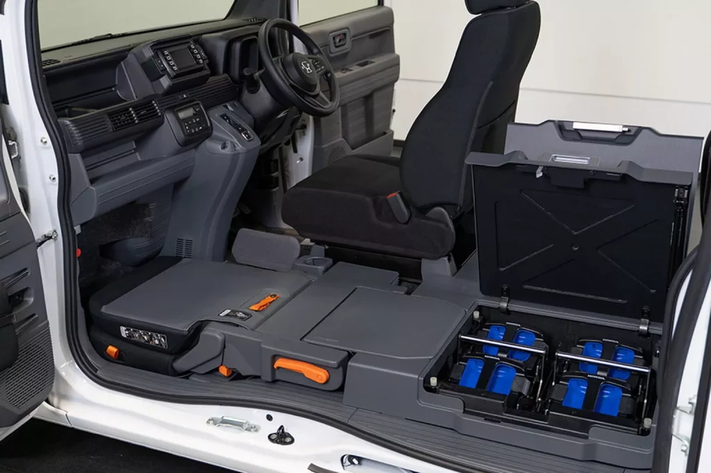 Концепт электрического фургона доставки Honda MEV-Van со съемными батареями