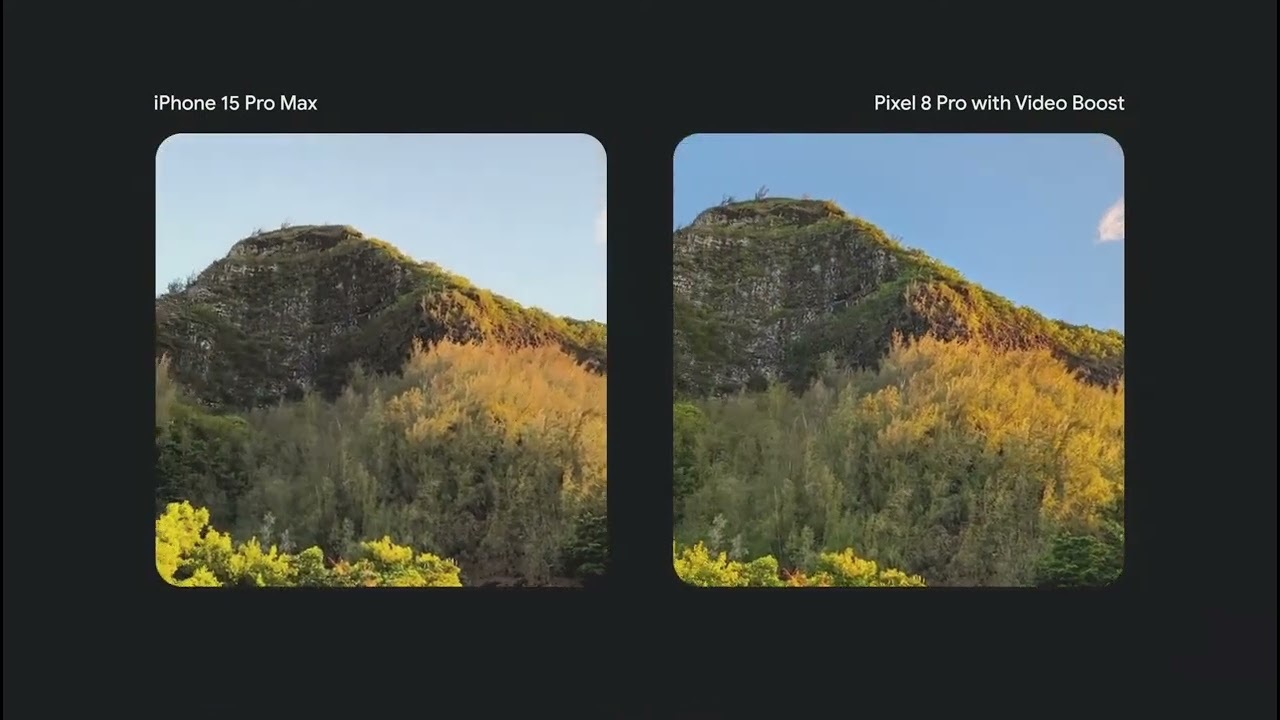 Снятые на Pixel 8 Pro ролики улучшаются в дата-центрах Google