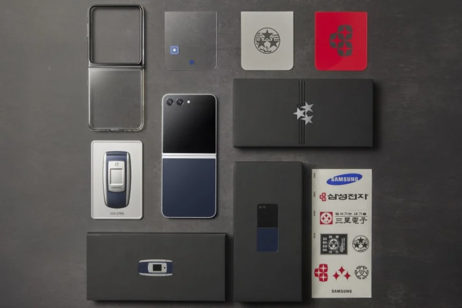 Samsung представит Galaxy Z Flip5 Retro в честь складного телефона 20-летней давности 