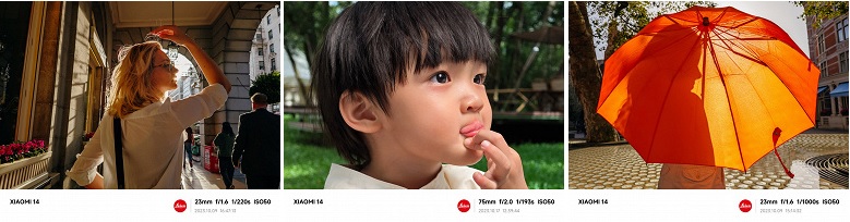 Опубликованные первые фото, снятые на фотокамеру Xiaomi 14