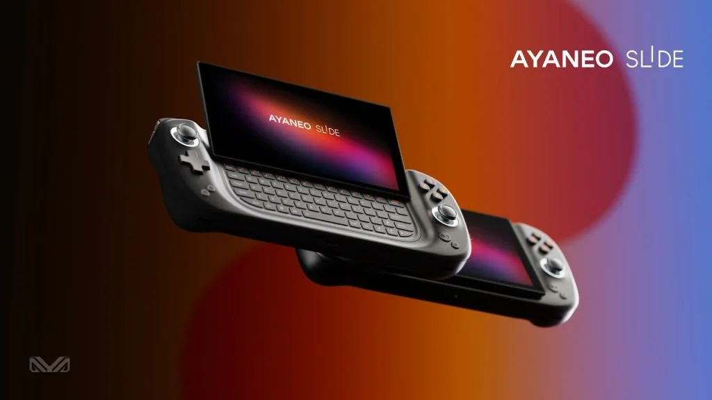 Випущений ігровий портативний комп'ютер Ayaneo Slide з висувним 6-дюймовим дисплеєм і фізичною клавіатурою