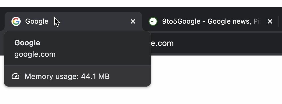 Google Chrome почав показувати користувачам "вагу" відкритих вкладок