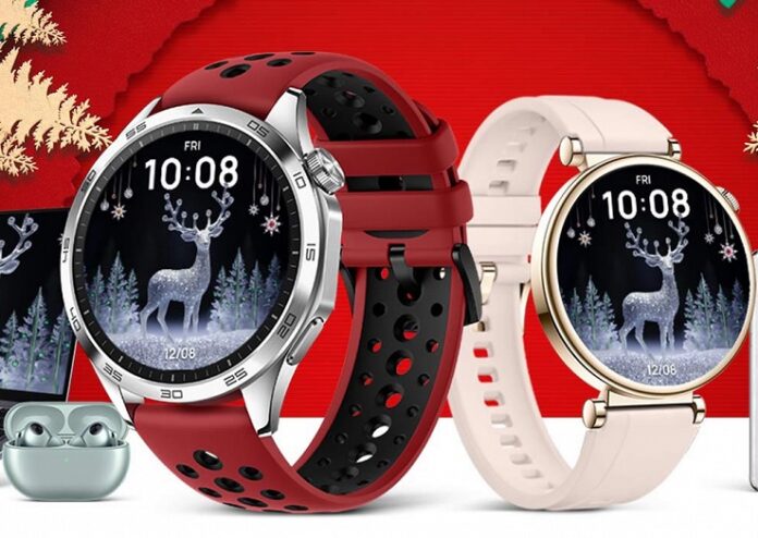 Рождественская версия Huawei Watch GT4 дебютировала на рынке Европы