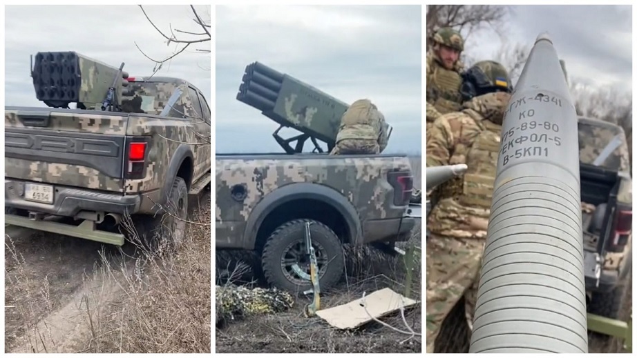 Украинские разведчики получили реактивные системы Sivalka VM-5