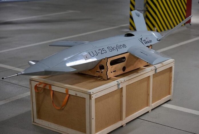 ВСУ начали применять реактивные дроны UK-25 Skyline для ударов по РФ