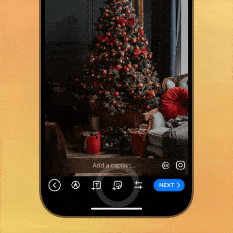 В преддверии Нового года Telegram выпустил праздничный апдейт