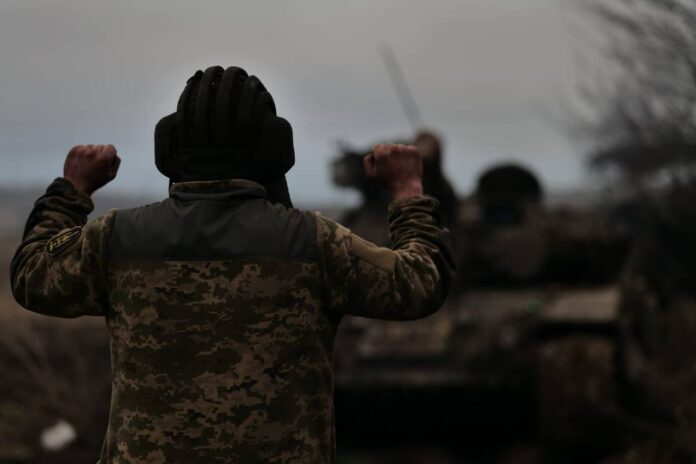 Украинские бойцы поздравили оккупантов с 23 февраля 