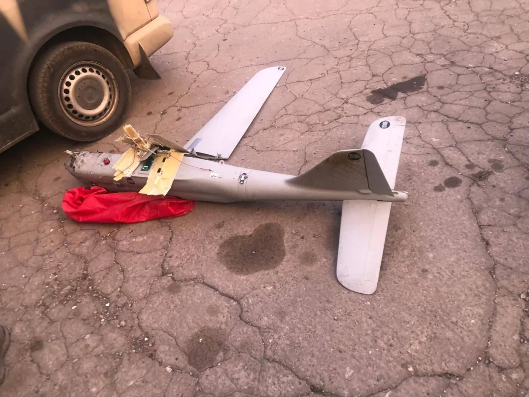 ЗСУ збили російський дрон із кришками від пивних пляшок та пластиковою баклажкою замість бака