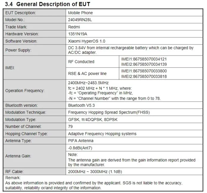 Redmi 13 с HyperOS, емкой батареей и быстрой зарядкой 33W готов к официальному дебюту