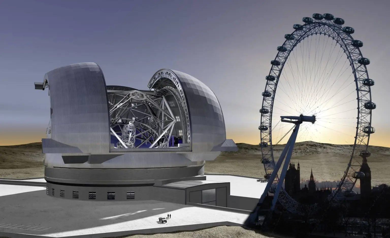 Велика Британія розпочала будівництво найбільшого у світі телескопа