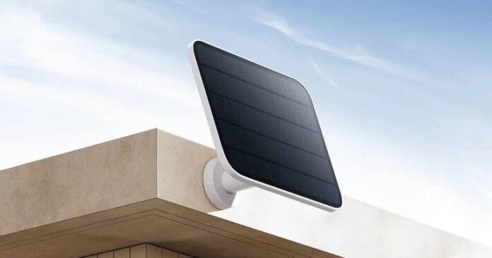 Xiaomi создала солнечную панель для питания камер наблюдения