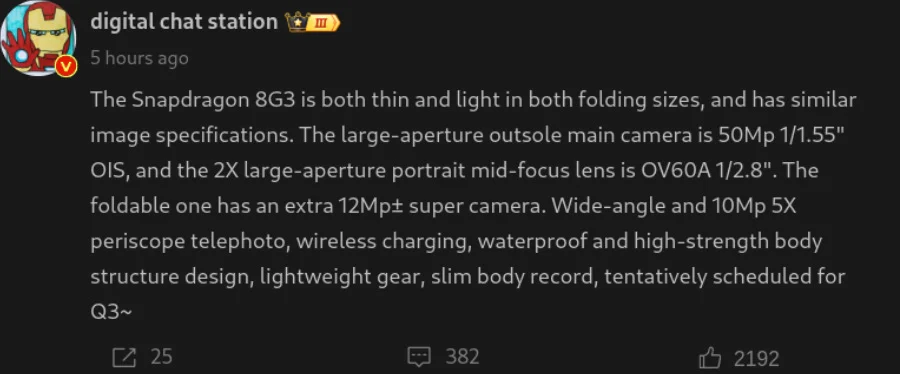«Раскладушки» Xiaomi Mix Fold 4 и Xiaomi Mix Flip: сроки дебюта и подробные характеристики камеры