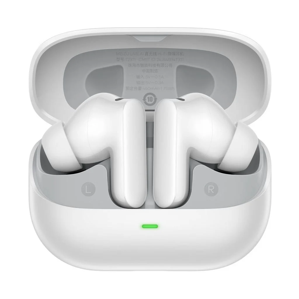 Meizu випускає навушники Live AI з шумопоглинанням 45 дБ, 